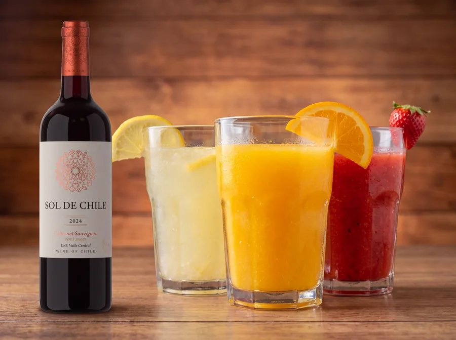 Bebidas geladas servidas no salão da Lussan.